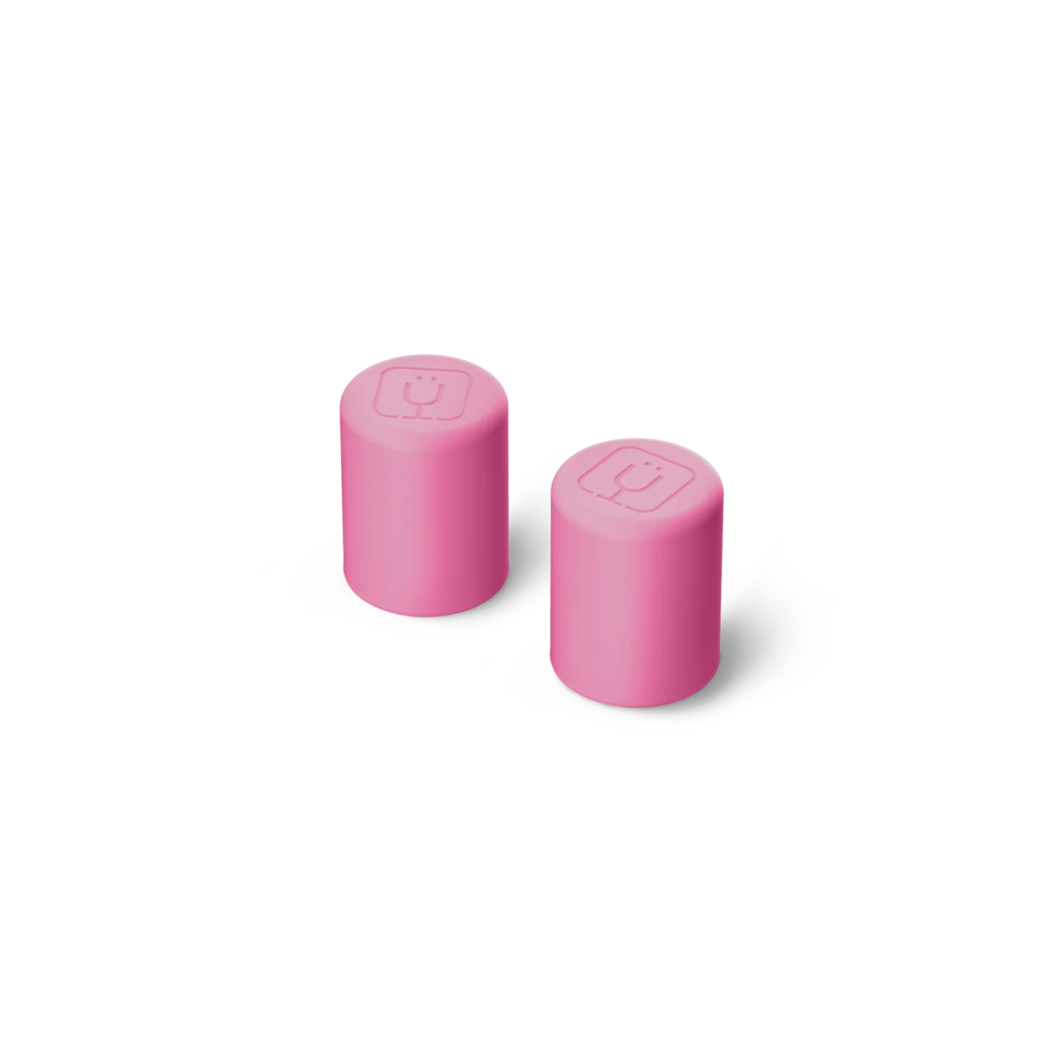 BrüMate Magnetic Straw Cover | Pink Gingham | 2-Pack