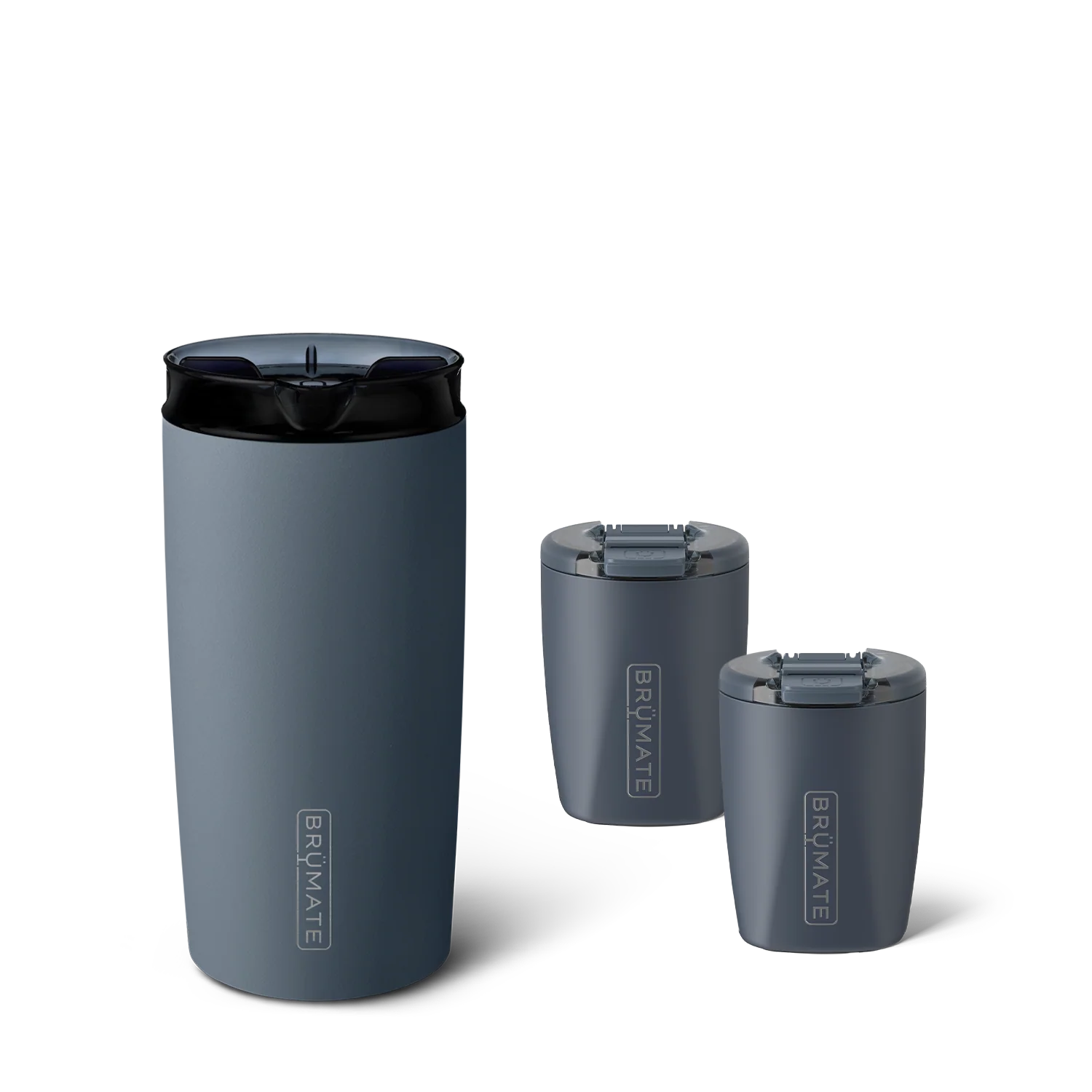 BrüMate Nightfall Blue – Togosa + Rocks Bundle Bottle
