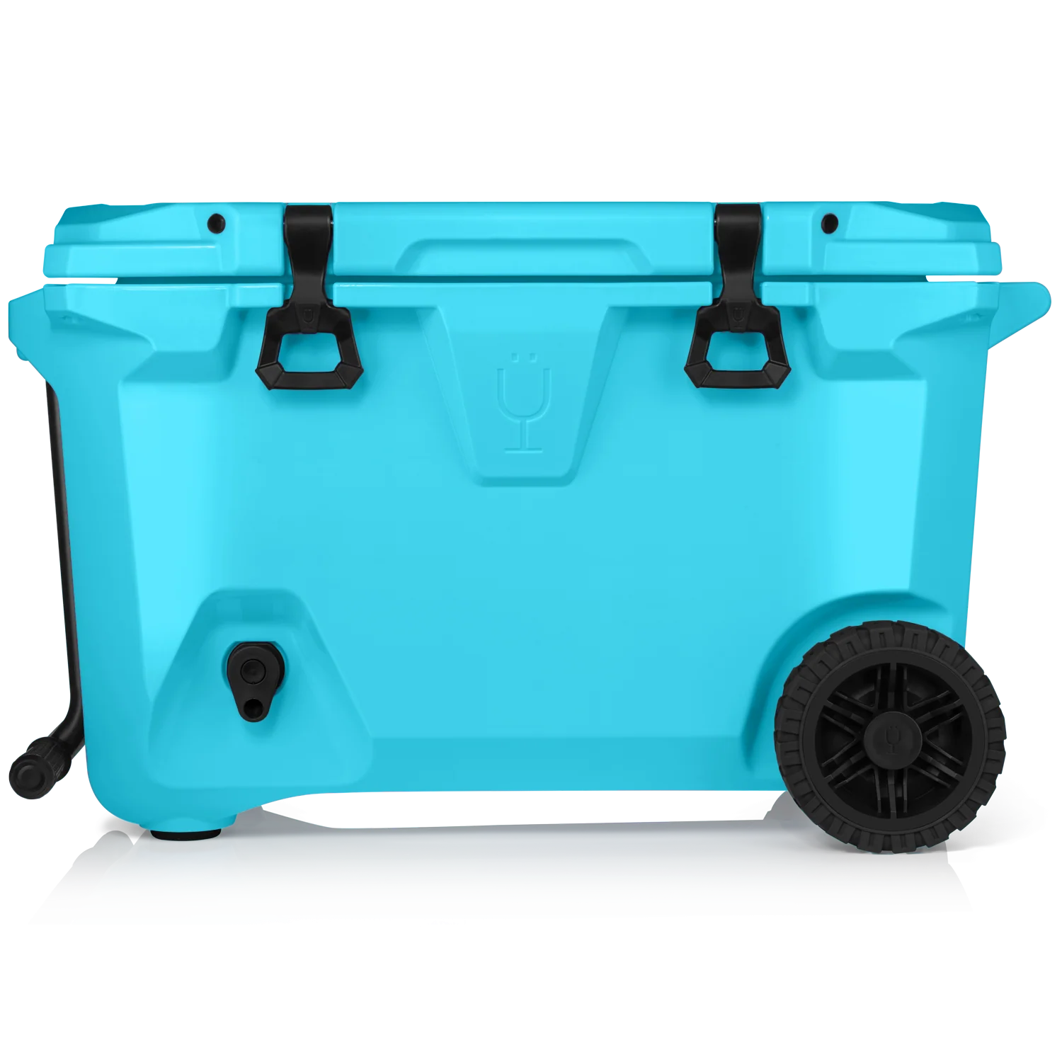 BrüMate Electric Blue – BrüTank 55-Quart Rolling Cooler