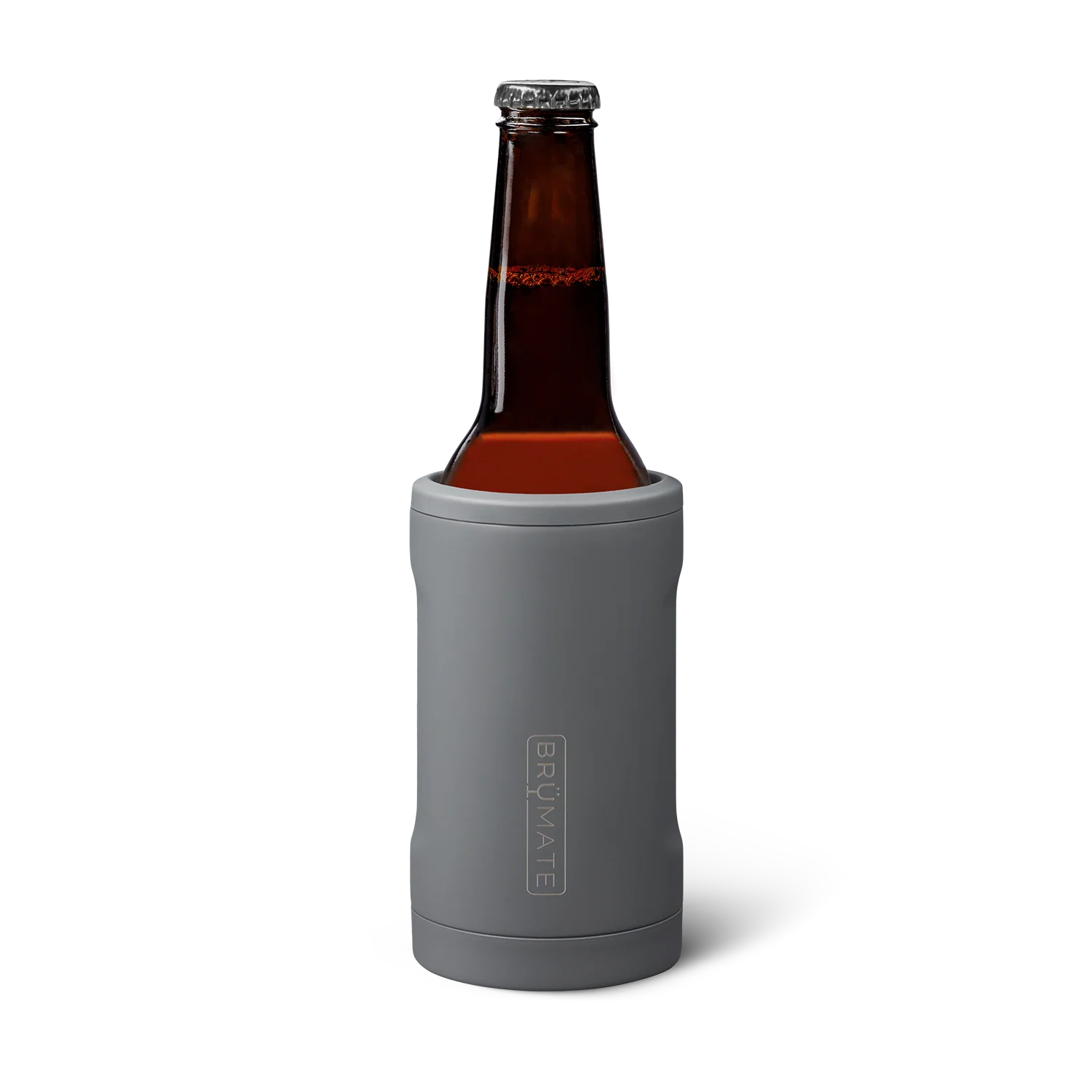 BrüMate Hopsulator Bott'l | Matte Gray | 12oz Bottles