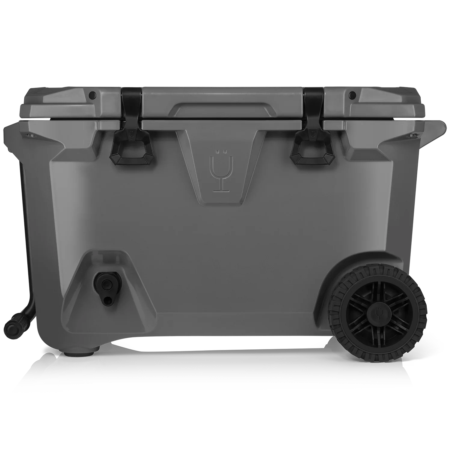BrüMate Charcoal – BrüTank 55-Quart Rolling Cooler