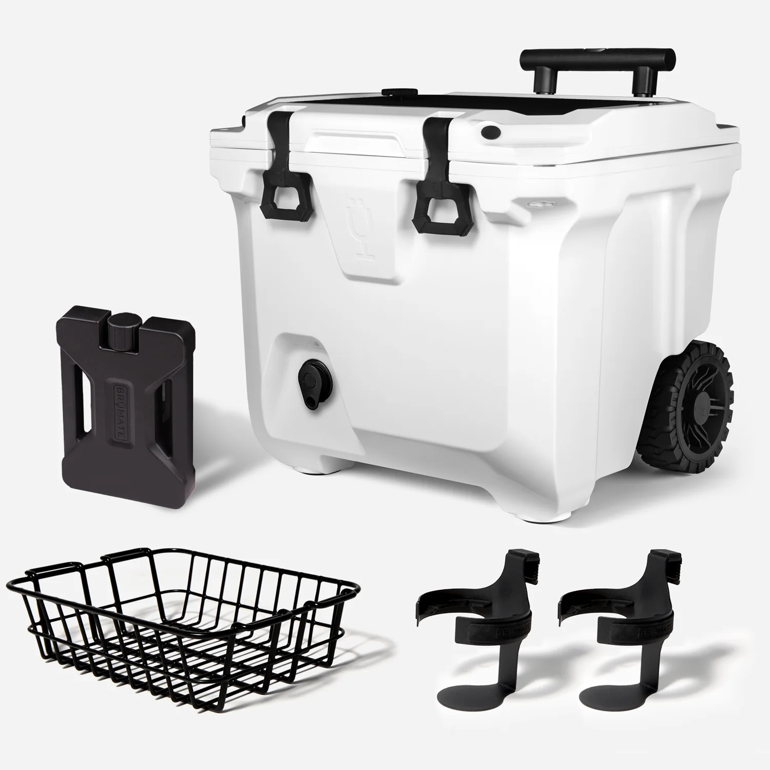 BruMate Ice White – BrüTank 35-Quart Ultimate Day Trip Cooler Bundle
