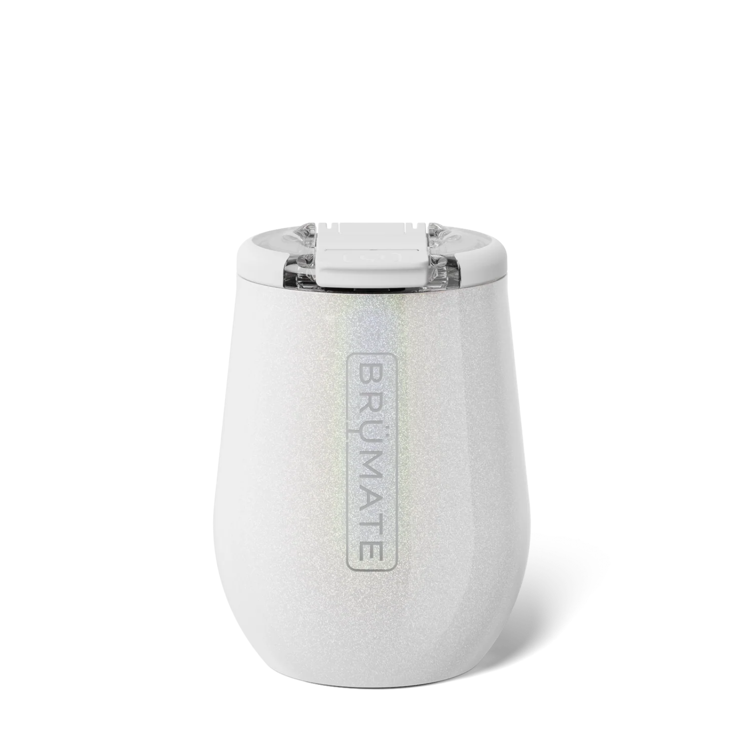 BrüMate Uncork'd | Glitter White | 14oz Tumbler