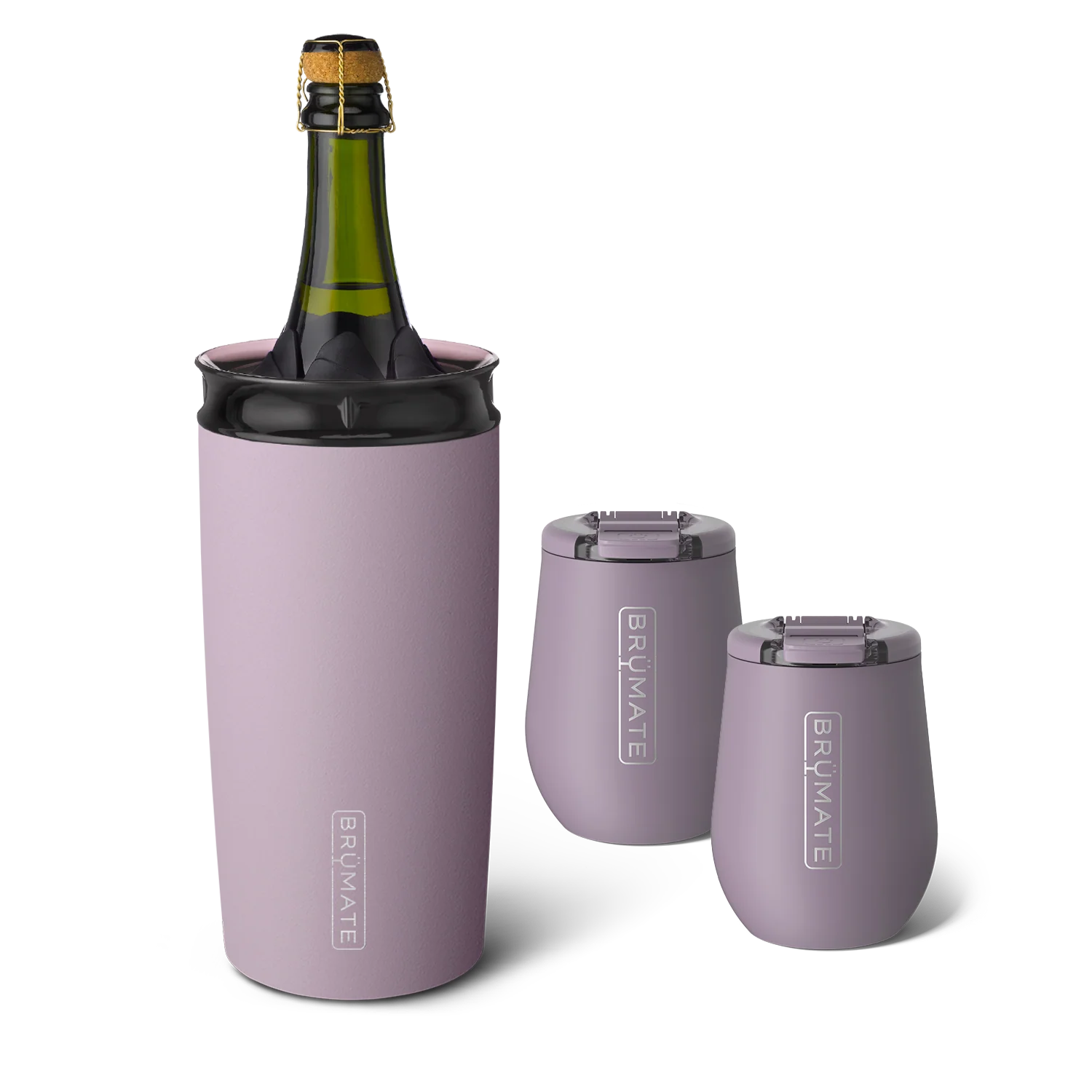 BrüMate Lilac Dusk – Togosa + Uncork'd Bundle Bottle