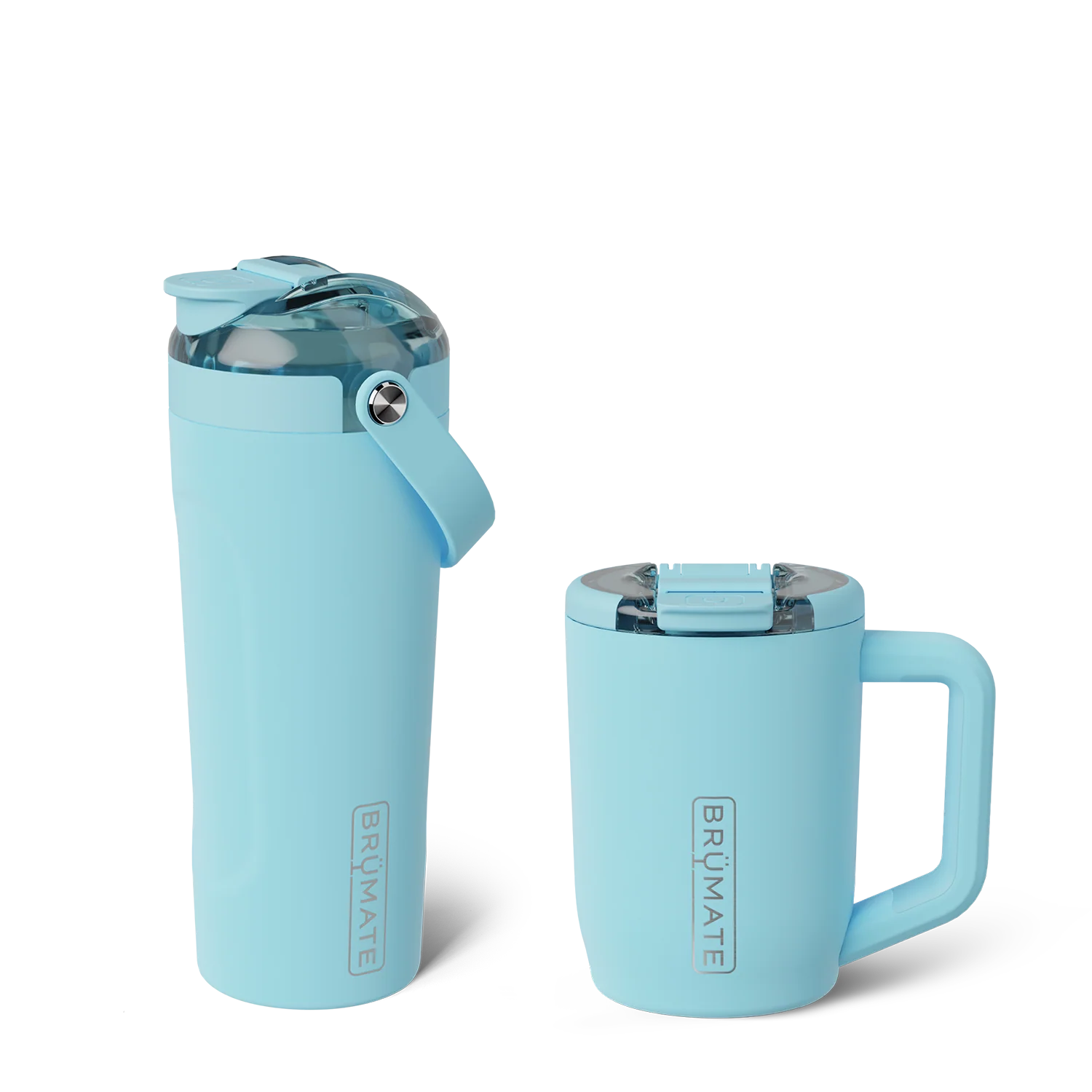 BrüMate Glacier – MultiShaker 25oz + Müv 15oz Bundle Coffee