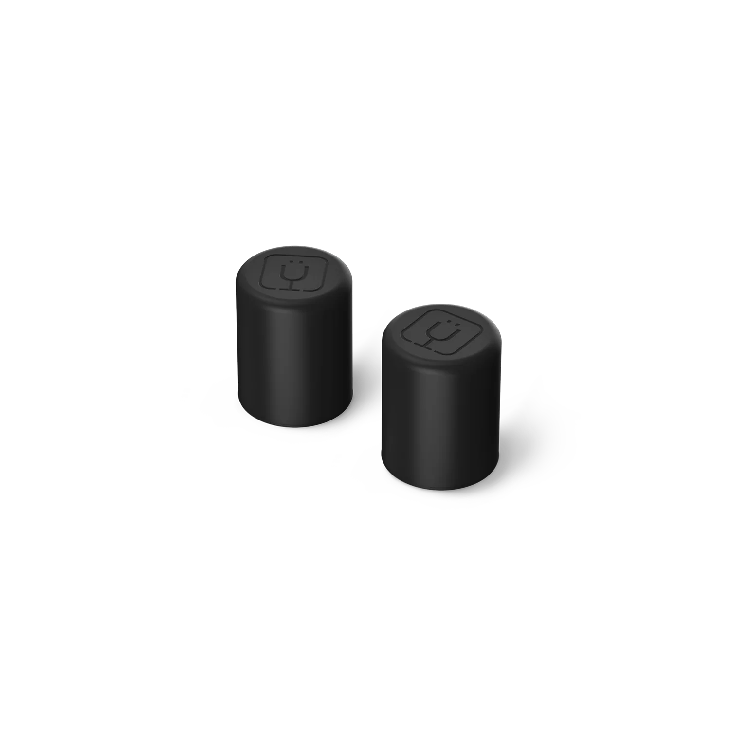 BrüMate Magnetic Straw Cover | Black | 2-Pack