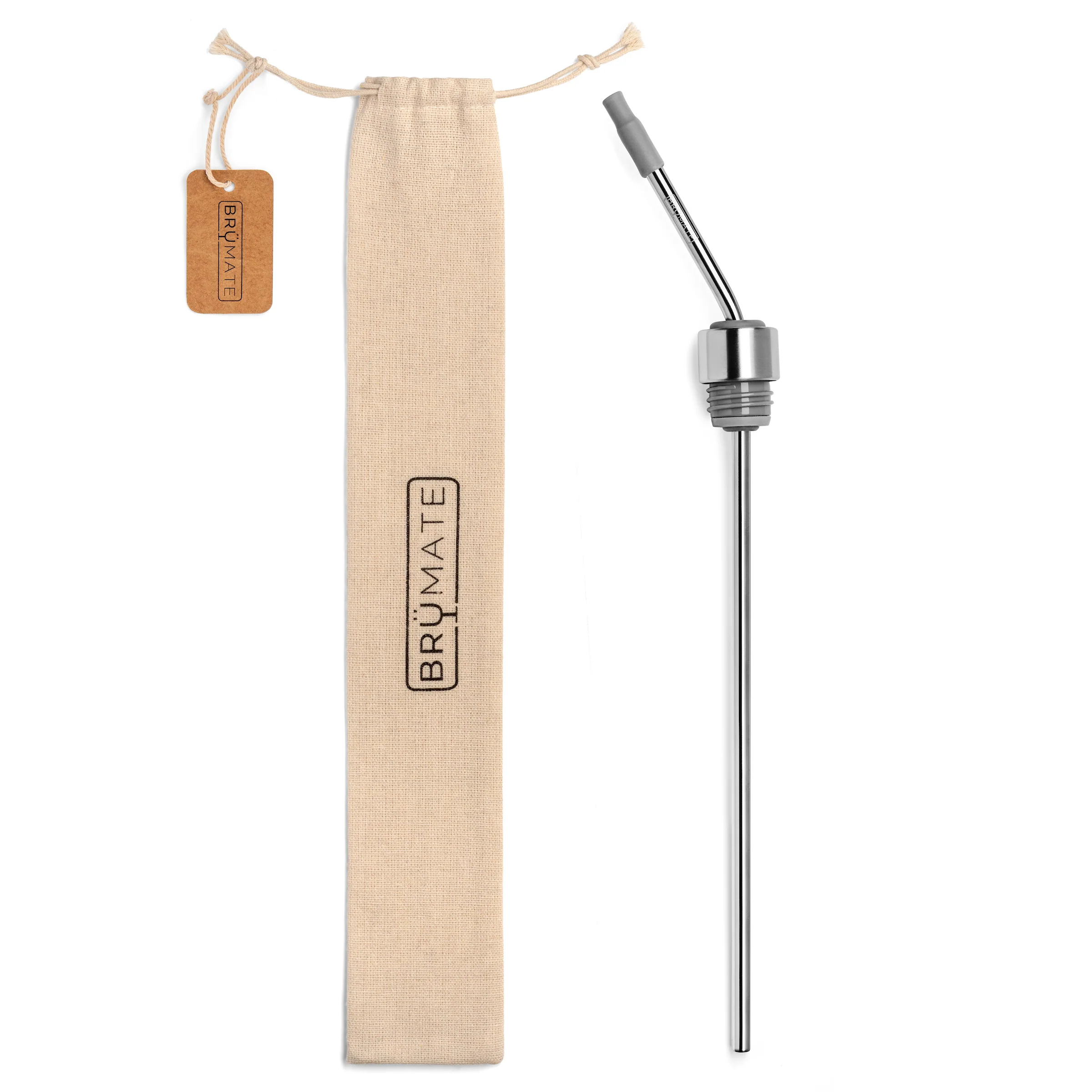 BrüMate Stainless – Winesulator Infinity Straw Glass