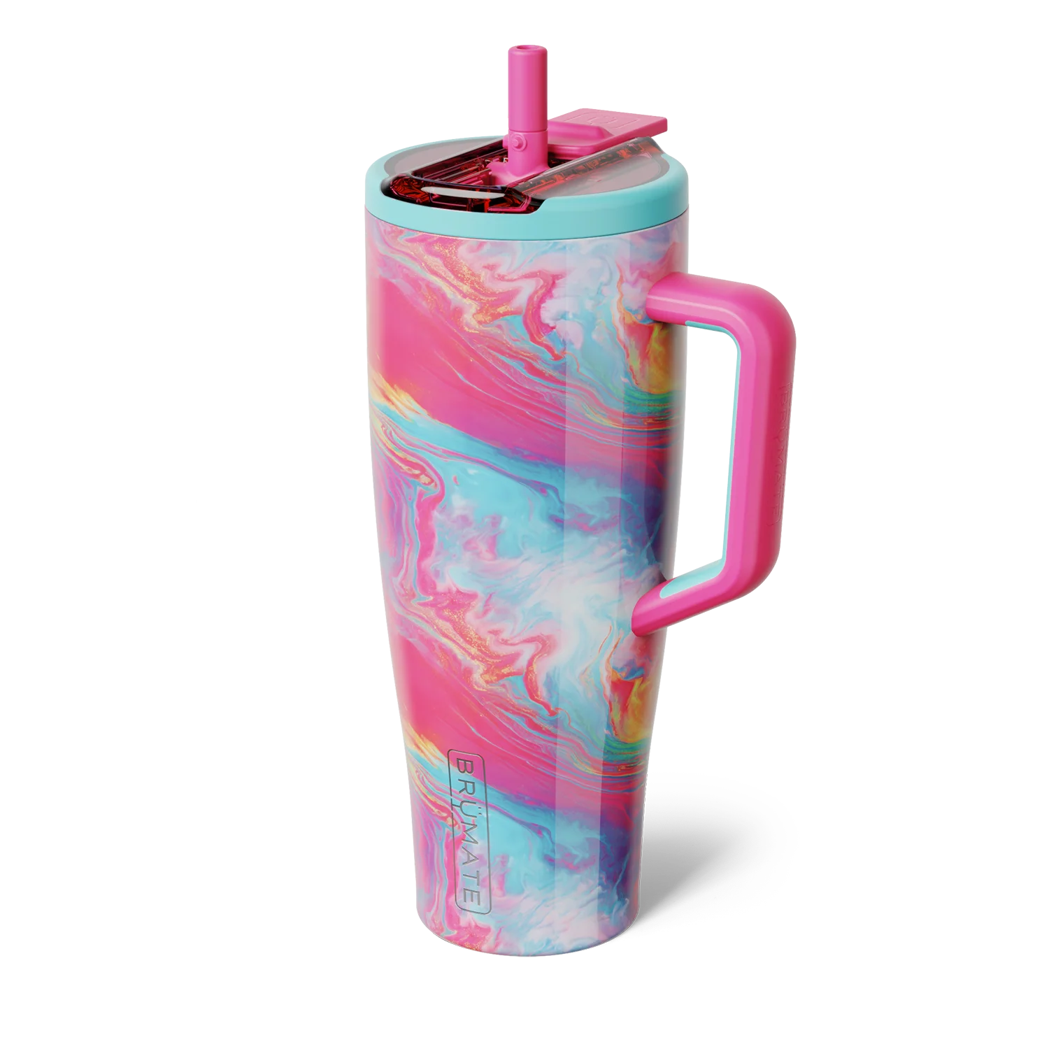 BrüMate Rainbow Swirl – Era Flip 40oz Straw