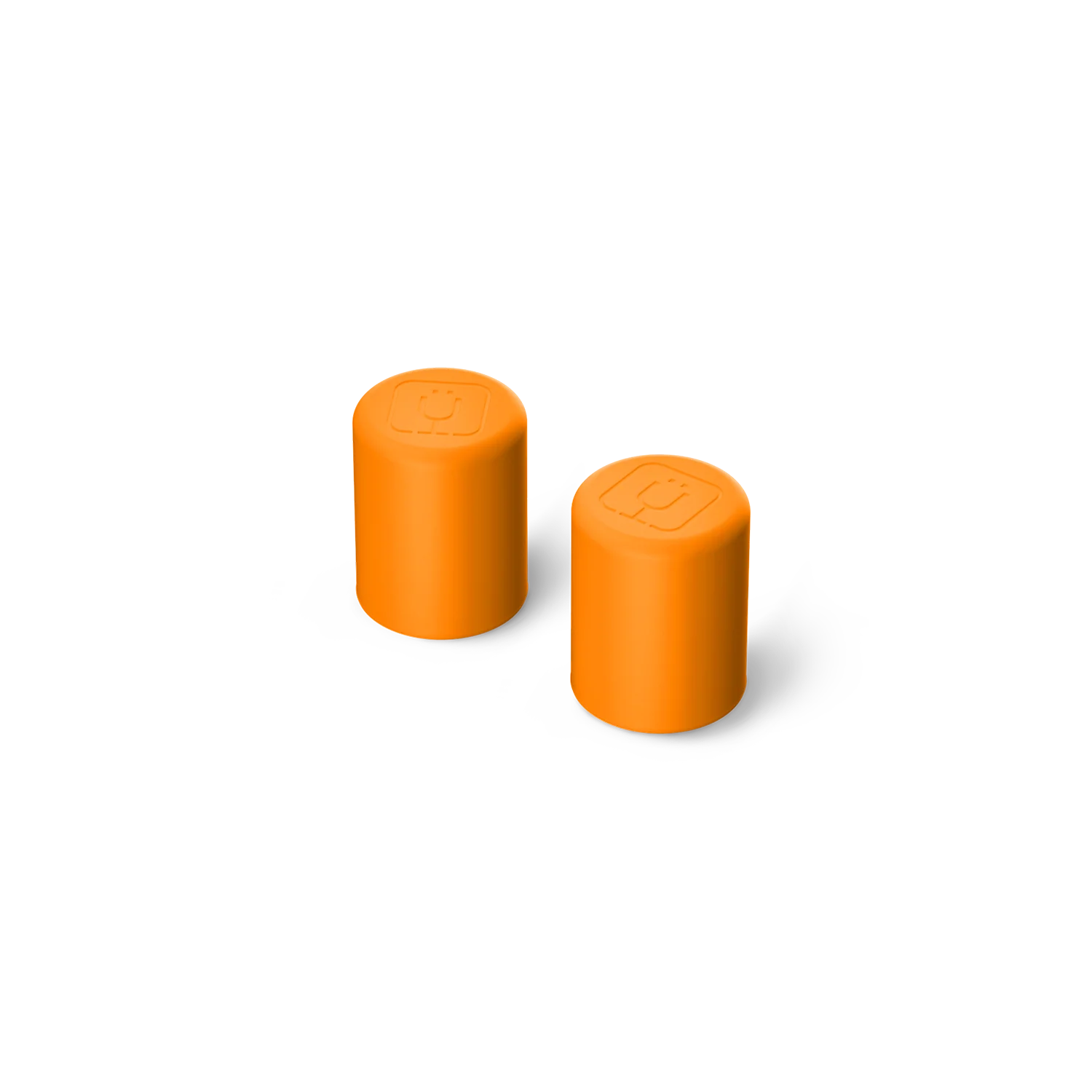 BrüMate Magnetic Straw Cover | Clementine | 2-Pack
