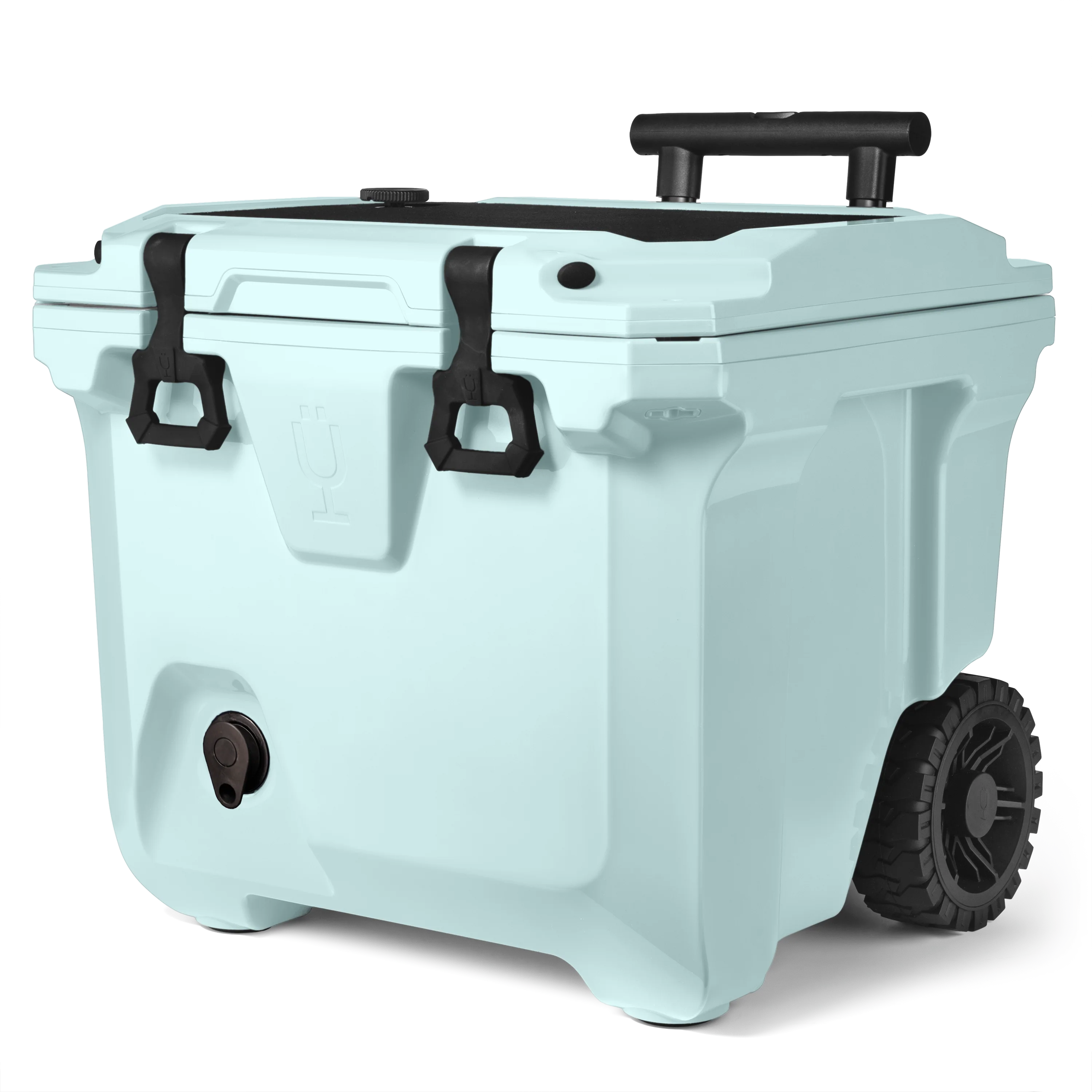 BrüMate Blue Agave – BrüTank 35-Quart Rolling Cooler