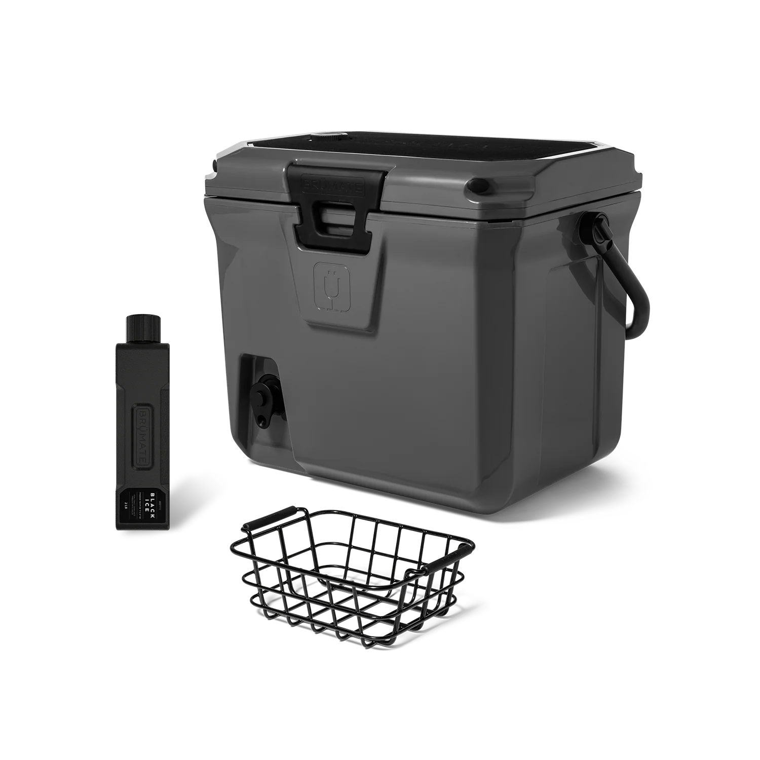 BrüMate Charcoal – BrüTank 20-Quart Grab + Go Cooler Bundle