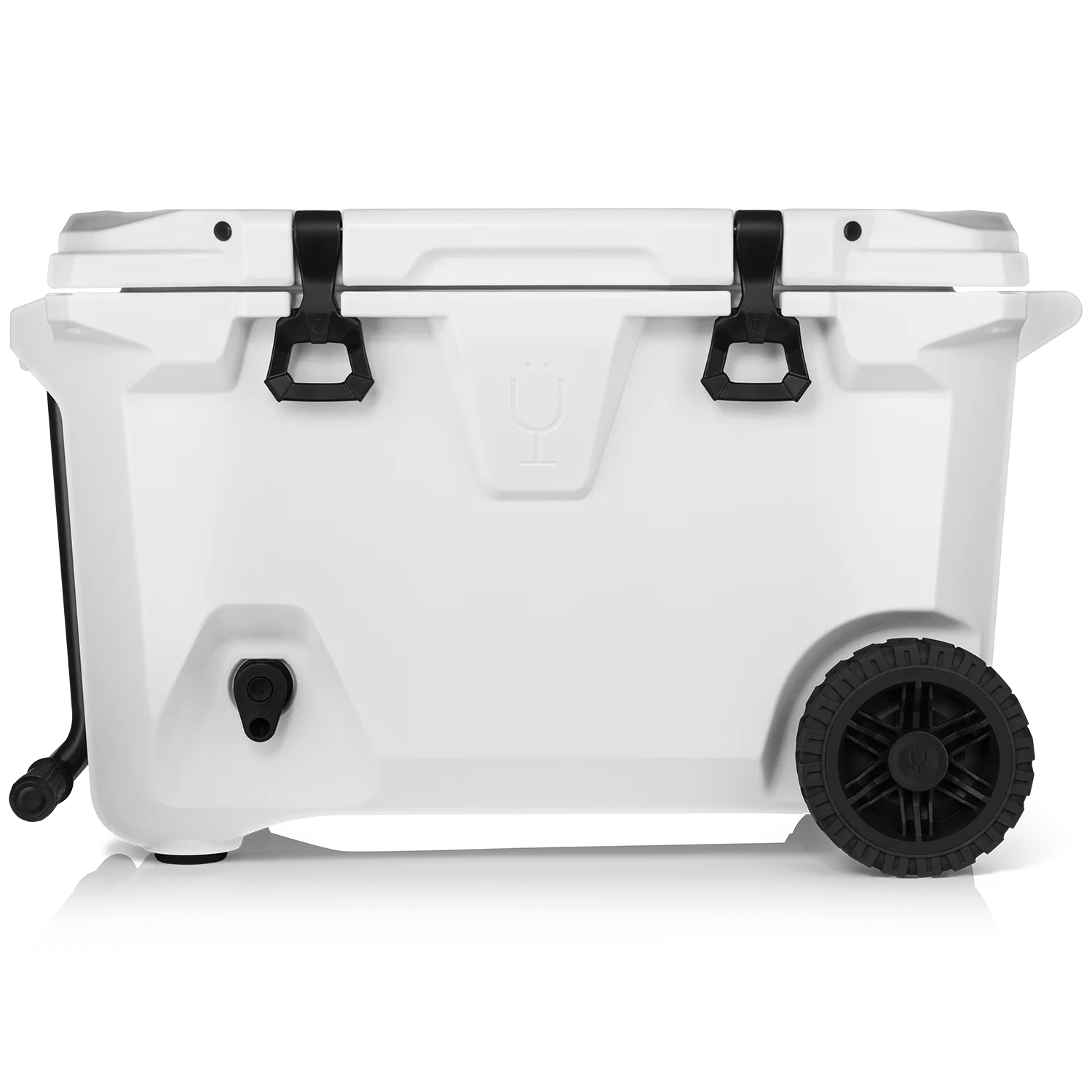 BrüMate Ice White – BrüTank 55-Quart Rolling Cooler