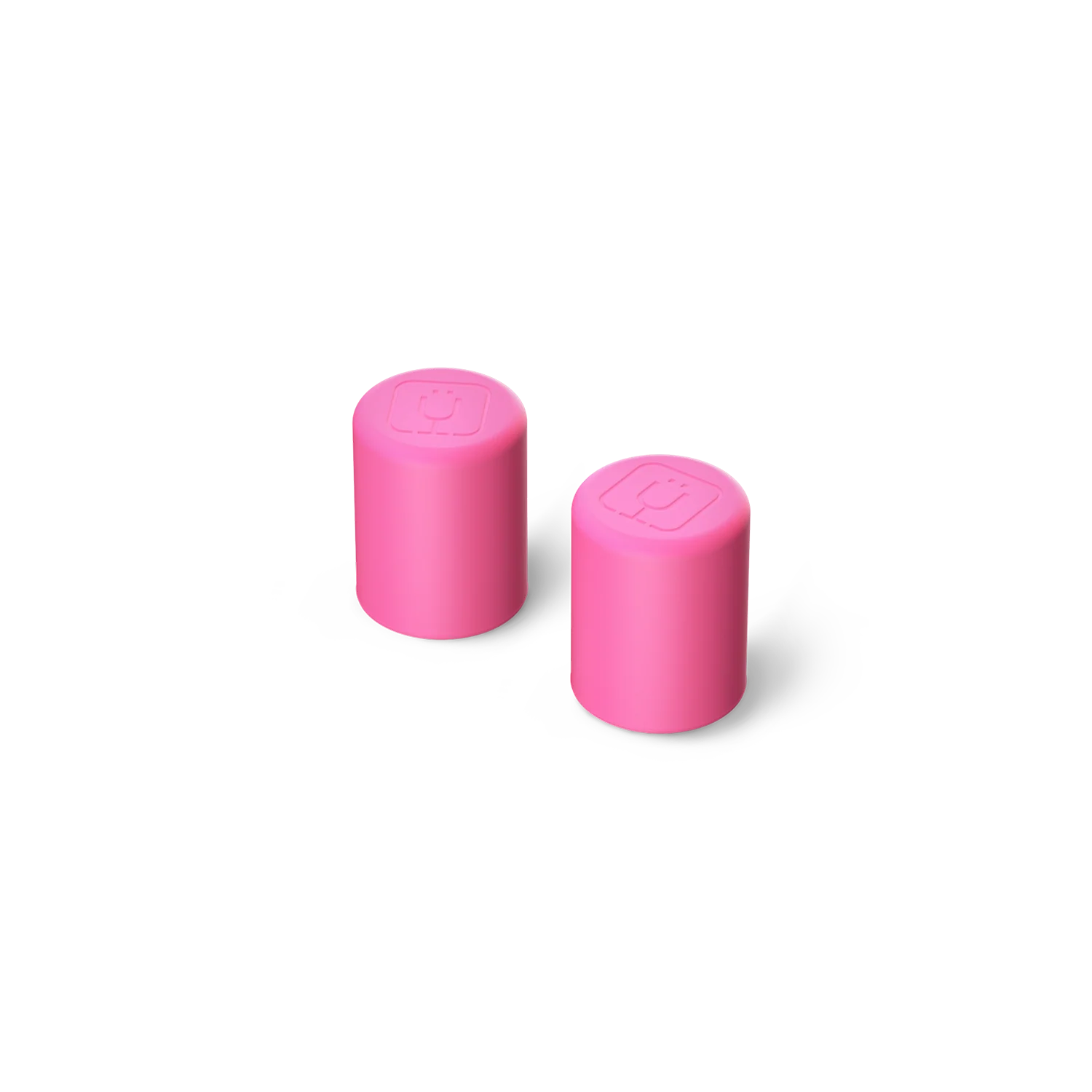 BrüMate Magnetic Straw Cover | Neon Pink | 2-Pack