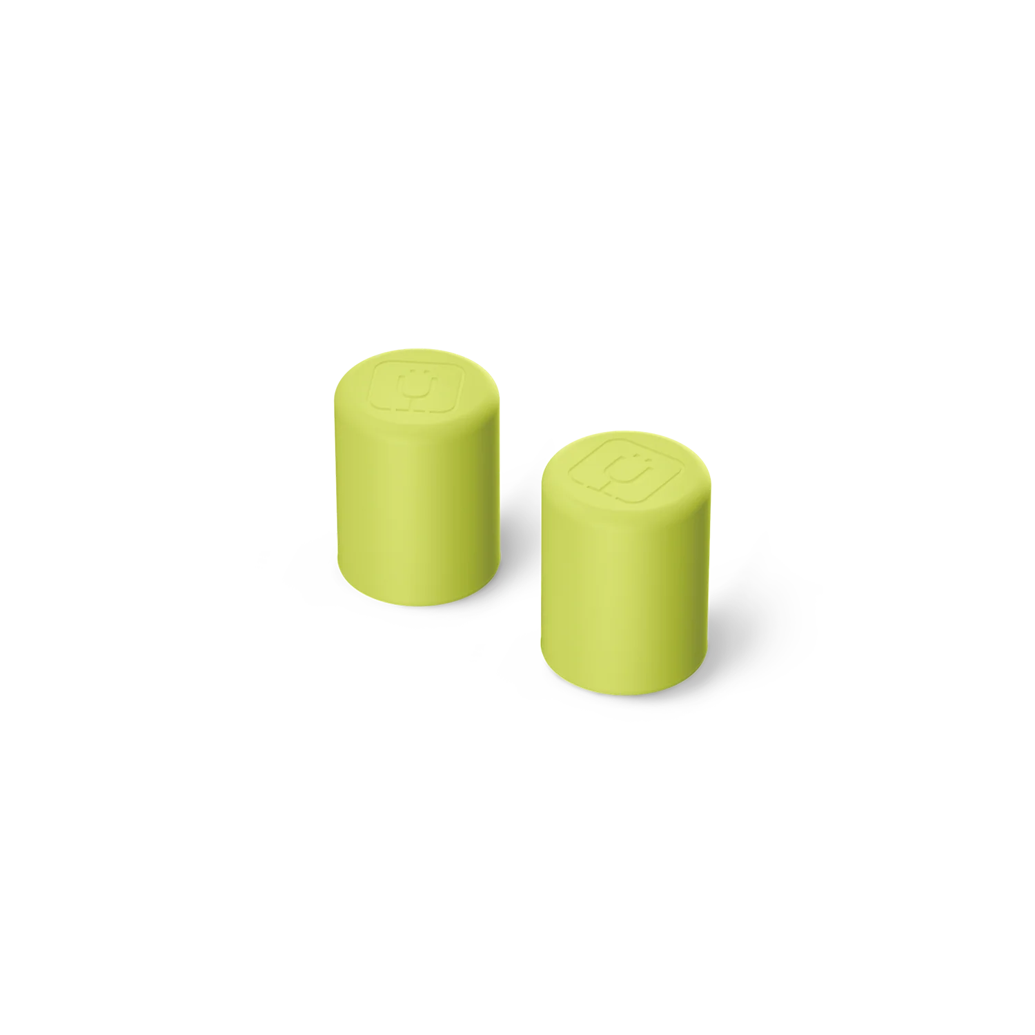 BrüMate Magnetic Straw Cover | Lemon Lime | 2-Pack