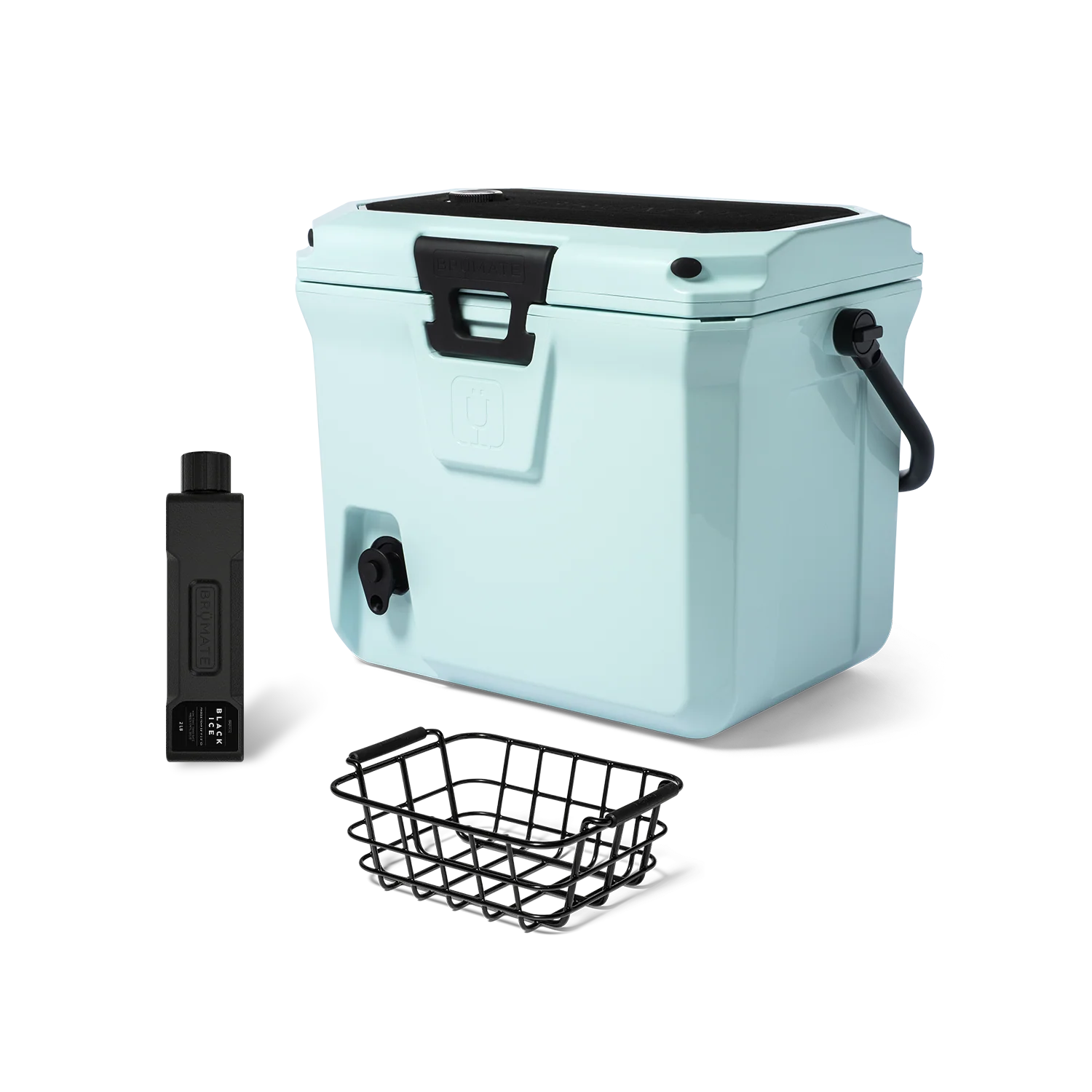BrüMate Blue Agave – BrüTank 20-Quart Grab + Go Cooler Bundle