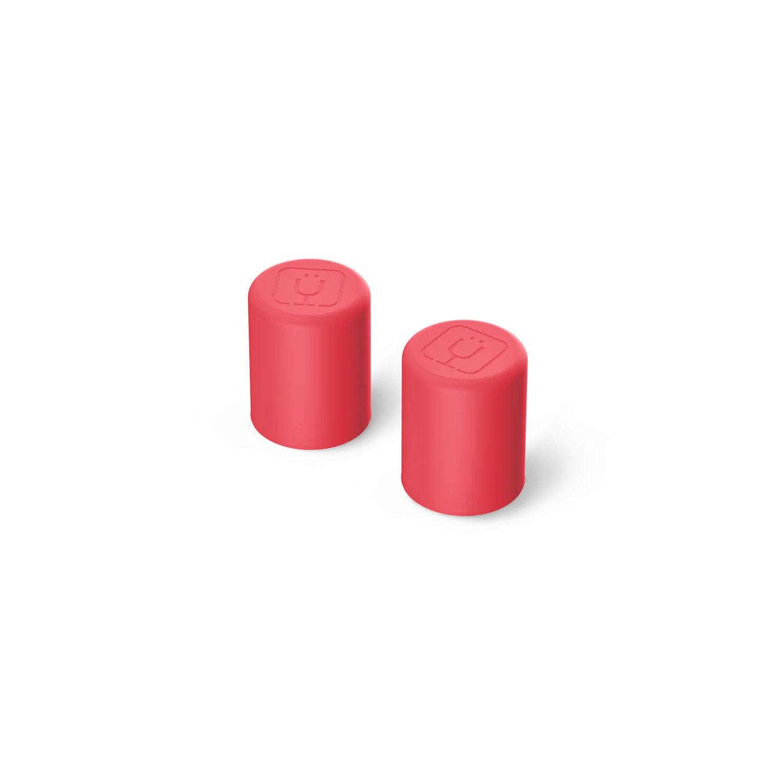 BrüMate Magnetic Straw Cover | Coral | 2-Pack